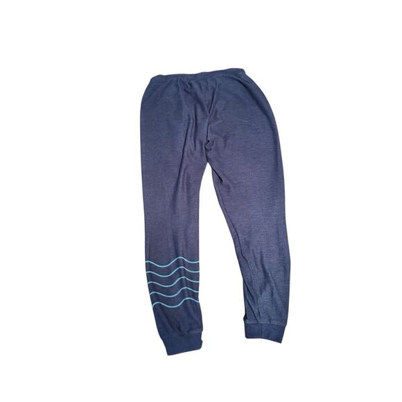 Chaser jogger pull on sweatpants sz small blue sunshine waves - Picture 5 of 8
